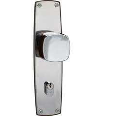 Fechadura entrada inox classic bola 55mm inox polido Aliança