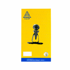 Blister fixador de porta rodape oxidado Aliança