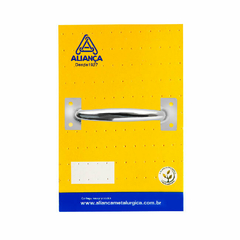 cartela puxador alca 86127 120mm cromado alianca - comprar online
