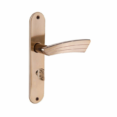 Fechadura Banheiro Pop 40mm Espelho Bronze Latonado Alianca