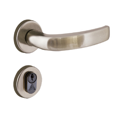 Fechadura Entrada Galaxy Roseta 40mm Bronze Latonado Alianca