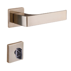 Fechadura Quadratta Reta Roseta Ban 55mm Bronze L Aliança