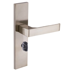 Fechadura Quadratta Reta Espelho Ban S40mm Bronze L Aliança