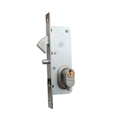 Fechadura para porta de correr F-1320 19mm Inox Polido Aliança - comprar online