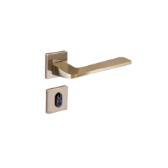 Fechadura entrada ultra line roseta S40mm bronze latonado Aliança - comprar online