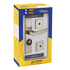 Kit Tetra Espelho Quadratta Reta 3x1 S40mm Bronze Latonado Aliança