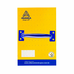 Cartela puxador alça 86127 120mm azul Aliança Metalurgica - comprar online