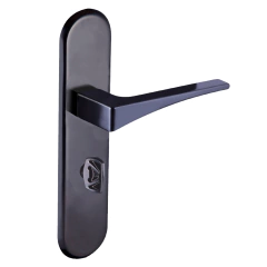 Fechadura Maxx Espelho Banheiro S40mm Preto F Aliança