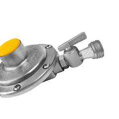 Regulador para Gas 506/10 com mangueira de malha metálica 1,20m Aliança - Aliança Metalúrgica