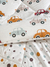 Acolchado reversible estampado - autitos