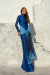 Vestido Feminino Longo Amarração Degradê Azul - comprar online
