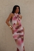 Vestido Feminino Tule Rosa Estampado - comprar online