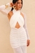 Vestido Feminino Tule Off White na internet