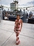 Imagem do Vestido Feminino Tule Rosa Estampado