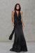 Vestido Feminino Drapeado Preto - comprar online