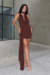 Vestido Feminino Curto Marrom - comprar online
