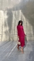 Vestido Feminino Midi Tricot Canelado - loja online