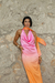Vestido Feminino Degradê Rosa e Laranja - loja online