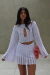 Cropped Feminino Crochet Branco