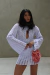 Cropped Feminino Crochet Branco - comprar online