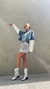 Jaqueta Feminina Jeans Bordada - loja online