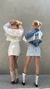 Mini Saia Feminina Off White na internet