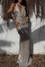 Vestido Feminino Drapeado Paetê - comprar online