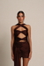 Maiô Body Feminino Marrom
