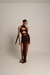Maiô Body Feminino Marrom - loja online