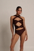 Maiô Body Feminino Marrom