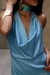 Vestido Feminino Degradê Azul e Verde - Elok Store