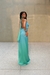 Vestido Feminino Degradê Azul e Verde - comprar online