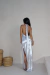 Imagem do Vestido Feminino Drapeado Prata