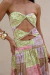 Saia Feminina Drapeada Paisley - Elok Store