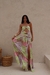 Saia Feminina Drapeada Paisley