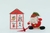 Kit Tsurus de origami em fio n10 {Natal}