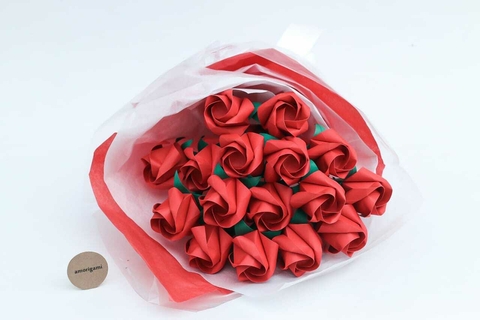 Ramalhete de Origami Rosas