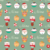 Fronha Infantil Algodão - Tema Bola da Natal Verde - comprar online