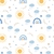 Robe Adulto Algodão - Tema Bom dia Azul - comprar online