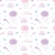 Fronha Infantil Algodão - Tema Chuva Rosa - comprar online