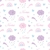 Pijama Macacão Algodão - Tema Chuva Rosa - comprar online