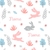 Kit Manta + Naninha Plush - Tema Coelho Rosa - comprar online