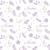 Robe Adulto Algodão - Tema Estrela & Folhas Lilás na internet