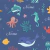 Naninha Plush - Tema Fundo do Mar Azul na internet