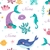 Pijama Verão Algodão - Tema Fundo do Mar Lilás - comprar online