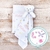 Kit Manta + Naninha Algodão - Tema Borboleta Aquarela