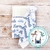 Kit Manta + Naninha Plush - Tema Castelo Azul