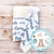 Kit Manta + Naninha Plush - Tema Floresta Rosa