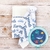 Kit Manta + Naninha Plush - Tema Fundo do Mar Azul