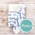 Kit Manta + Naninha Plush - Tema Nome
